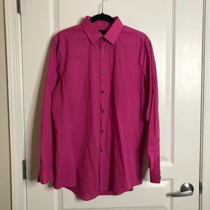 JF Ferrar Slim Fit Dress Shirt Pink